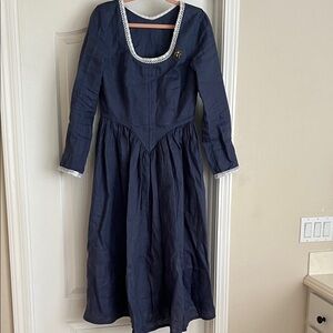 Maya Hotenko linen Demelza dress